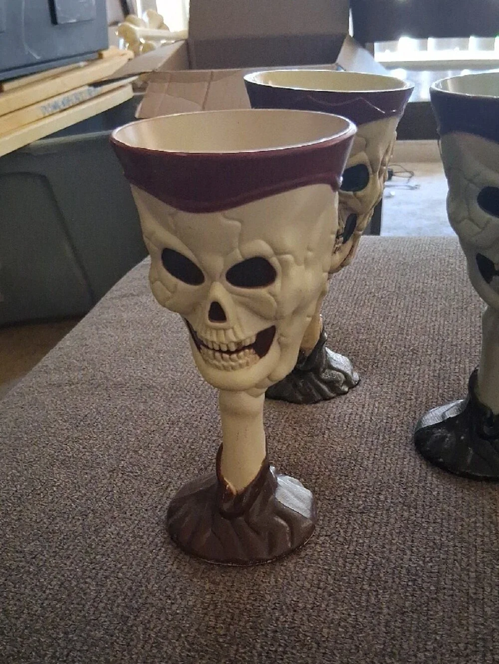 Skull Goblet Plastic (Set of 5)